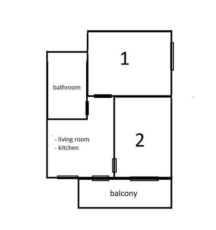 Apartment Rosa 1 Ровинь Экстерьер фото